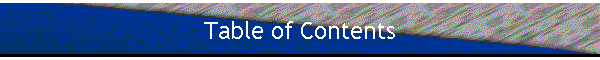Table of Contents